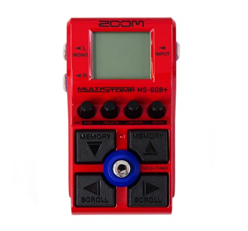 Amazon | ZOOM ズーム MS-60B+ マルチストンプペダル レッド 赤